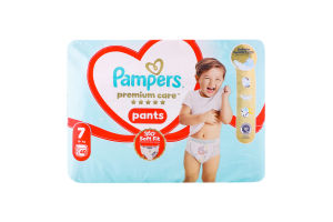 Трусики-підгузники для дітей 15+кг 7 Pants Premium care Pampers 40шт