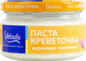 Паста креветочная сливочно-чесночная Veladis с/б 160г