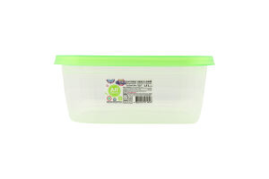 Контейнер універсальний 1.5л 182x182x73мм Квадратний №3 Econom Box Ал-Пластик 1шт