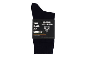 Шкарпетки The Pair of Socks Меринос d.blue р.41-44