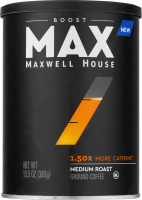 Maxwell House MAX Boost Ground Coffee Medium Roast