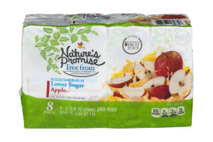 Nature's Promise Lower Sugar Juice Boxes Apple - 8 CT