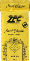 Кава натуральна смажена мелена Irish cream ZFC в/у 250г