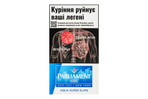 Сигареты с фильтром Parliament Soho Aqua Super Slims 20шт