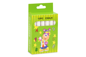 Крейда шкільна біла №KYYW276 Greenwich Product Co. Limited 12шт