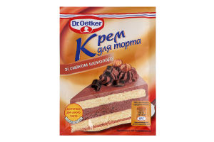 Крем для торта зі смаком шоколаду Dr.Oetker м/у 55г