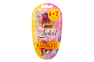 Станок д/гоління одноразовий Miss Soleil Colour жіночий 8шт BiC