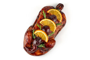 Качка зі сливами ваг