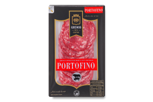 Колбаса нарезка Портофино Gremio с/к в/с лоток 0.075кг