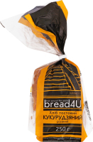 Хлеб половинка в нарезке тостовый Кукурузный Bread4U м/у 250г