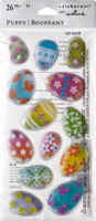 Stickeroni from Hallmark Puffy Egg Stickers - 26 CT