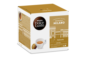 Кофе жареный молотый Espresso Milano Dolce Gusto Nescafe к/у 16х6.2г