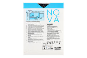 Колготки жіночі Nova Comfort 40 чорний р.4