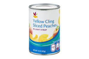Ahold Yellow Cling Sliced Peaches In Light Syrup