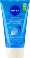 Гель для умывания освежающий для нормальной и комбинированной кожи обогащенный экстрактом цветка лотоса Nivea 150мл