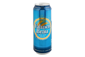Пиво 0.5л 4.7% светлое Fahnen Brau ж/б