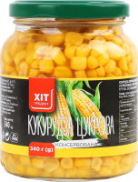 Кукурудза цукрова консервована 340г твіст/б Хіт Продукт