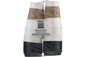 Ahold Hot Cups With Lids & Sleeves - 24 CT