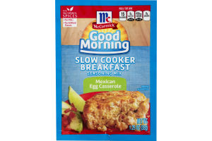 McCormick Good Morning Slow Cooker Breakfast Seasoning Mix Mexican Egg Casserole