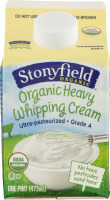 Stonyfield Organic Heavy Whipping Cream