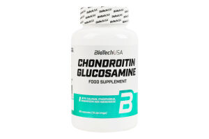 Добавка диетическая капсулы Chondroitin glucosamine BioTechUSA 60шт