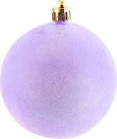 Прикраса ялинкова Куля Оксамит 80мм 31038