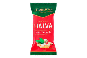 Халва подсолнечная с арахисом Druzhkivska м/у 200г