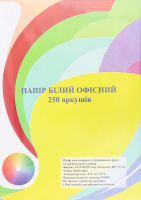 Папір офісний А4 білий 80г/м2 250аркушів Український папір