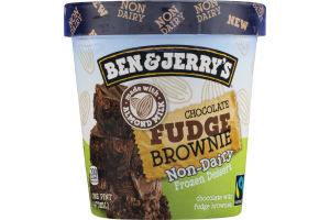 Ben & Jerry's Non-Dairy Frozen Dessert Chocolate Fudge Brownie