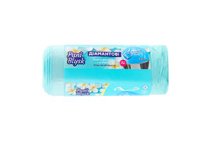 Пакети для сміття з затяжками 35л Тропічний аромат Діамантові Pani Blysk 12шт