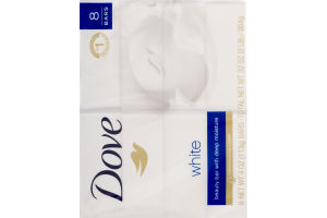 Dove Beauty Bar White - 8 CT