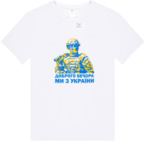 Футболка жіноча Roksana 1359 Військовий білий XL