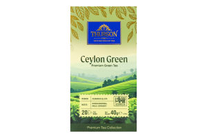 Чай зелений Thurson Green Ceylon цейлонський