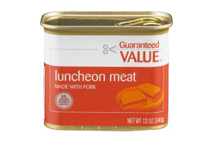 Guaranteed Value Luncheon Meat