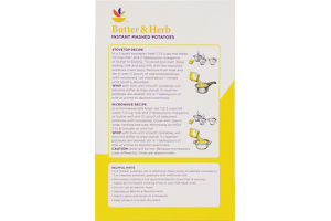 Ahold Butter & Herb Instant Mashed Potatoes - 2 CT