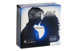 Презервативы из натурального латекса Классические 4Love 4шт