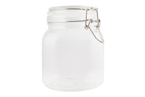 Банка д/зберігання 1л скло з бугельним замком KYYW449