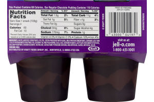 Jell-O Sugar Free Double Chocolate - 4 CT