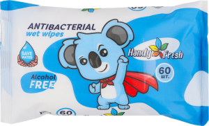 Серветки вологі антибактеріальні 60шт Handy Fresh