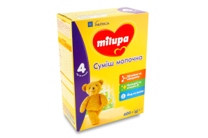 Суміш молочна Дитяче молочко суха д/дітей від 18місяців 600г Milupa 4