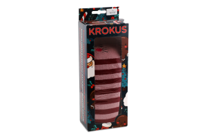 Колготи дитячі Котик з короною рожеві махрові р.16 Krokus