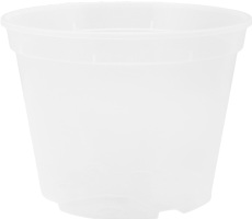 Горщик д/орхідей дренажний прозорий 13*9,7см 114076 Алеана