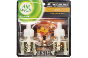 Air Wick Scented Oil Refills Zion Fall Foliage & Spice - 2 CT