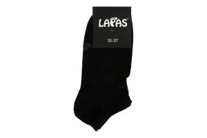 Шкарпетки жіночі Lapas Mini короткі чорний р.35-37