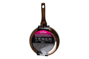 Сковорода из алюминия с антипригарным покрытием Nano Quartz 24х5см №MK-VF3524 Standart Brown Maxmark 1шт