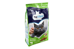 Корм для котів PreVital з індичкою сухий