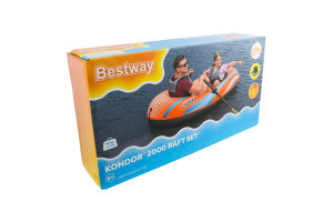 Лодка надувная 185х97см №61142 Kondor Bestway 1шт