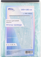 Шторка д/ванної кімнати М'ятна троянда поліестер 180*180см Werk