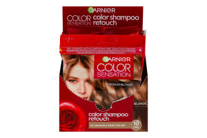 Крем-краска для волос без аммиака Color sensation Color shampoo retouch 7.0 Garnier 1шт