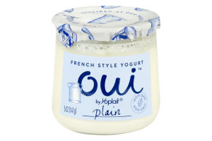Yoplait Oui French Style Yogurt Plain